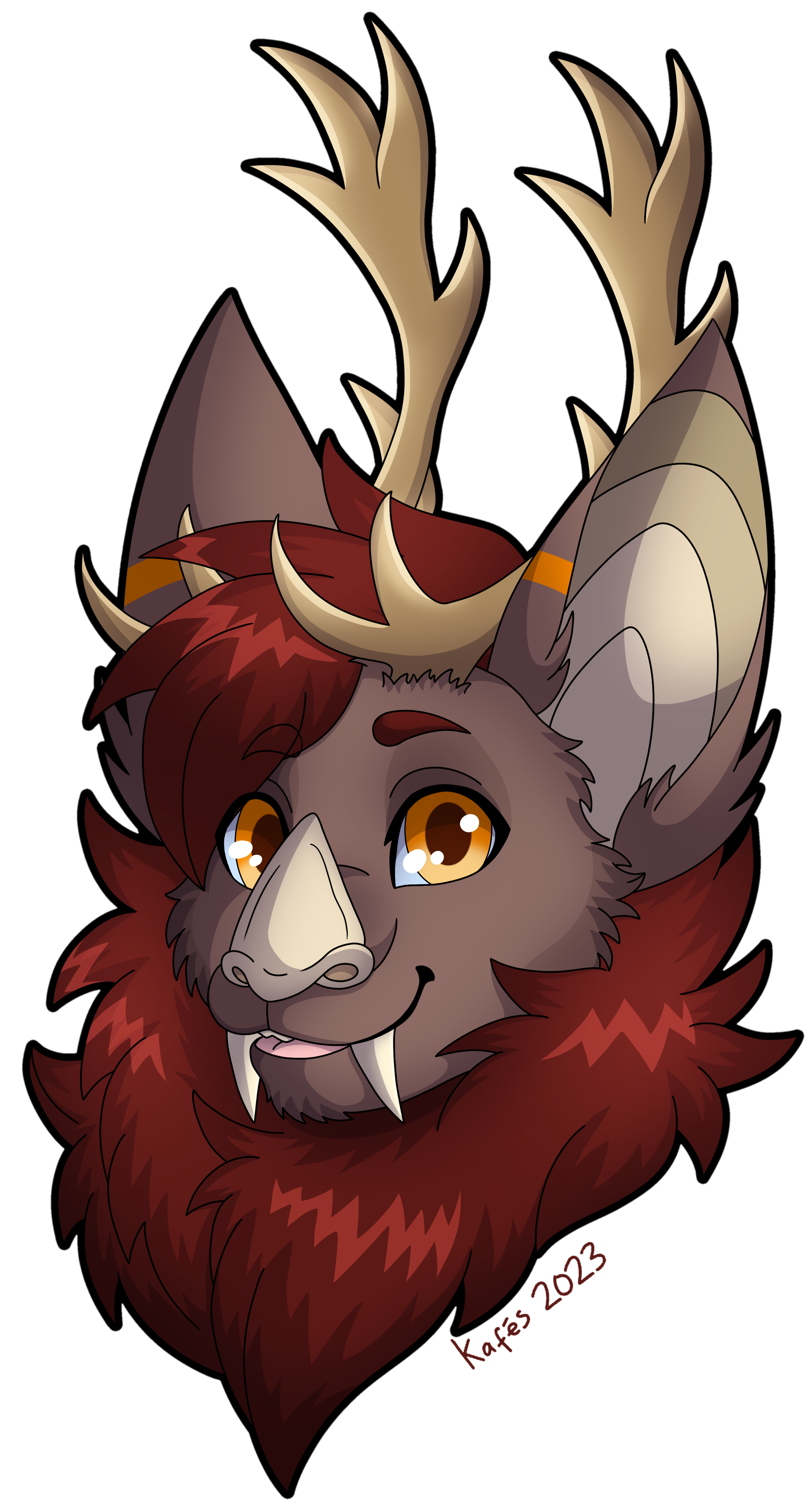 Image of fualty the bat, make by cafescoffiecat